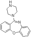 11-哌嗪基二苯并[b,f][1,4]氧氮杂卓分子结构 (CAS 21636-40-8)