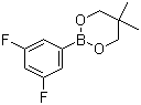 structure of CAS# 216393-57-6, 3,5-Difluorobenzeneboronic acid neopentyl glycol ester