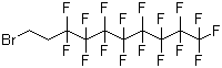 structure of CAS# 21652-57-3, 2-Perfluorooctylethyl bromide