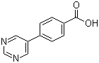 structure of CAS# 216959-91-0, 4-(Pyrimidin-5-yl)benzoic acid