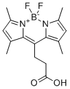 structure of CAS# 216961-95-4, [4-(3,5-Dimethyl-1H-pyrrol-2-yl-κN)-4-(3,5-dimethyl-2H-pyrrol-2-ylidene-κN)butanoato](difluoro)boron