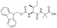 CAS # 2171139-20-9, Fmoc-Ile-Aib-OH, 2-[[(2S,3S)-2-(9H-fluoren-9-ylmethoxycarbonylamino)-3-methylpentanoyl]amino]-2-methylpropanoic acid