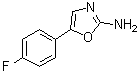 5-(4-氟苯基)-2-恶唑胺分子结构 (CAS 21718-02-5)