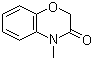 structure of CAS# 21744-84-3, 4-甲基-2H-1,4-苯并恶嗪-3(4H)-酮