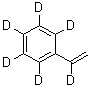 苯乙烯-alpha,2,3,4,5,6-d<sub>6</sub>分子结构 (CAS 217501-55-8)