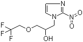 2-Nitro-alpha-[(2,2,2-trifluoroethoxy)methyl]-1H-imidazole-1-ethanol molecular structure (CAS 21787-91-7)