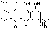 structure of CAS# 21794-55-8, 柔红酮