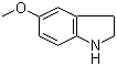structure of CAS# 21857-45-4, 5-甲氧基吲哚啉