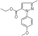 structure of CAS# 218632-36-1, 1-(4-Methoxyphenyl)-3-methyl-1H-pyrazole-5-carboxylic acid ethyl ester