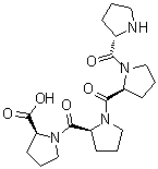 structure of CAS# 21866-90-0, L-Prolyl-L-prolyl-L-prolyl-L-proline