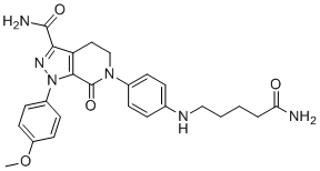 Apixaban Impurity 2 molecular structure (CAS 2187409-01-2)