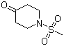 1-N-(Methylsulfonyl)-4-piperidinone molecular structure (CAS 218780-53-1)
