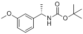 Tert-butyl [(1S)-1-(3-methoxyphenyl)ethyl]carbamate molecular structure (CAS 218900-56-2)