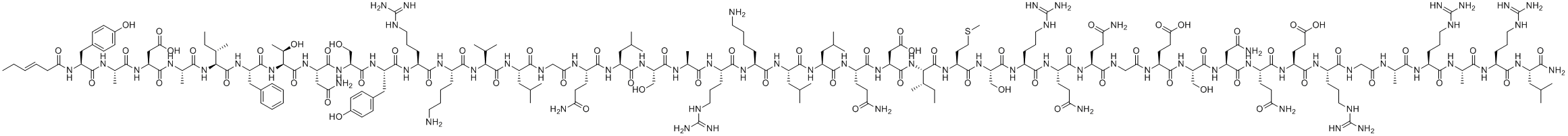 Tesamorelin molecular structure (CAS 218949-48-5)