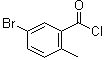 structure of CAS# 21900-41-4, 5-Bromo-2-methylbenzoyl chloride