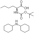 structure of CAS# 21947-32-0, N-((tert-Butoxy)carbonyl)-L-norleucine dicyclohexylamine salt