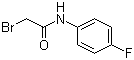 2-溴-N-(4-氟苯基)乙酰胺分子结构 (CAS 2195-44-0)