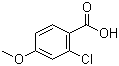 structure of CAS# 21971-21-1, 2-氯-4-甲氧基苯甲酸