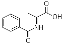 structure of CAS# 2198-64-3, N-苯甲酰基-L-丙氨酸