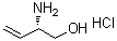 structure of CAS# 219803-57-3, (S)-2-Aminobut-3-en-1-ol hydrochloride