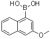structure of CAS# 219834-94-3, (3-Methoxy-1-naphthalenyl)boronic acid