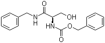 structure of CAS# 219835-31-1, (R)-N-Benzyl-2-(benzyloxycarbonylamino)-3-hydroxypropionamide