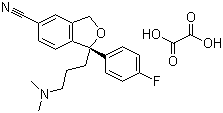 structure of CAS# 219861-53-7, (R)-草酸西酞普兰