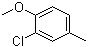 structure of CAS# 22002-44-4, 3-氯-4-甲氧基甲苯