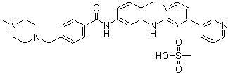 structure of CAS# 220127-57-1, 甲磺酸伊马替尼