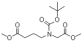 CAS # 220223-44-9, 4-[[(1,1-Dimethylethoxy)carbonyl](2-methoxy-2-oxoethyl)amino]butanoic acid methyl ester
