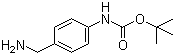structure of CAS# 220298-96-4, tert-Butyl N-[4-(aminomethyl)phenyl]carbamate