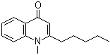 structure of CAS# 22048-98-2, 1-甲基-2-戊基-4(1H)-喹啉酮