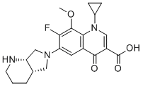 CAS # 2205053-60-5, Moxifloxacin Impurity S, 1-Cyclopropyl-7-fluoro-8-methoxy-6-[(4aS,7aS)-octahydro-6H-pyrrolo[3,4-b]pyridin-6-yl]-4-oxo-1,4-dihydro-3-quinolinecarboxylic acid