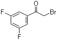 structure of CAS# 220607-75-0, 2-Bromo-1-(3,5-difluorophenyl)ethanone