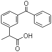 structure of CAS# 22071-15-4, Ketoprofen