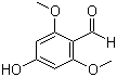 4-羟基-2,6-二甲氧基苯甲醛分子结构 (CAS 22080-96-2)