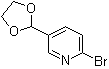 2-Bromo-5-(1,3-dioxolan-2-yl)pyridine molecular structure (CAS 220904-17-6)