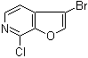 CAS # 220939-70-8, 3-Bromo-7-chlorofuro[2,3-c]pyridine