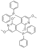 structure of CAS# 221012-82-4, (3R)-4,4'-Bis(diphenylphosphino)-2,2',6,6'-tetramethoxy-3,3'-bipyridine