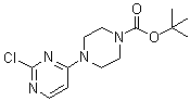 structure of CAS# 221050-88-0, tert-Butyl 4-(2-chloropyrimidin-4-yl)piperazine-1-carboxylate