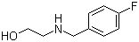 2-(4-氟苄基氨基)乙醇分子结构 (CAS 22116-33-2)