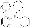 structure of CAS# 221187-50-4, 2'-二环己基膦苯乙酮缩乙二醇