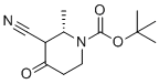 structure of CAS# 2212021-56-0, (2S)-3-氰基-2-甲基-4-氧代哌啶-1-甲酸叔丁酯