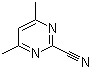 structure of CAS# 22126-16-5, 4,6-Dimethylpyrimidine-2-carbonitrile