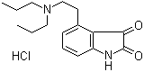 structure of CAS# 221264-21-7, 4-[2-(Dipropylamino)ethyl]-1H-indole-2,3-dione monohydrochloride