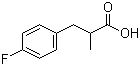 4-Fluoro-alpha-methyl-benzenepropanic acid molecular structure (CAS 22138-73-4)