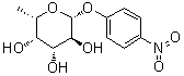 structure of CAS# 22153-71-5, p-Nitrophenyl-beta-fucopyranoside