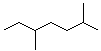 structure of CAS# 2216-30-0, 2,5-Dimethylheptane