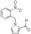 structure of CAS# 22162-51-2, 1-(2-Nitrobenzyl)-2-pyrrolecarboxaldehyde