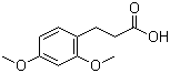 3-(2,4-Dimethoxyphenyl)propanoic acid molecular structure (CAS 22174-29-4)